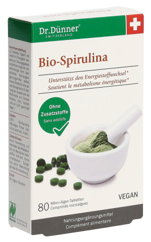 Dr. Dünner Bio Spirulina Tabletten - 80 Stk.