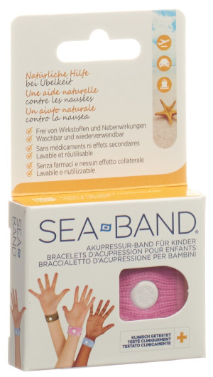 Sea-Band Akupressurband Kinder Pink - 2 Stk.