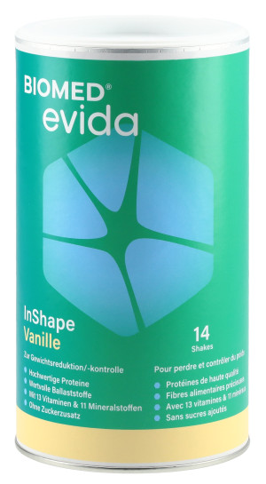 Biomed Evida InShape Pulver Vanille - 420g