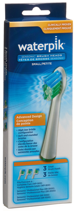 Waterpik Aufsteckbürsten SMALL/COMPACT - 3 Stk.
