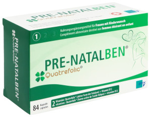 PreNatalben Quatrefolic - 84 Kaps.