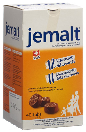 Jemalt 12 Vitamine & 11 Mineralstoffe - Tabs 40 x 7,5g