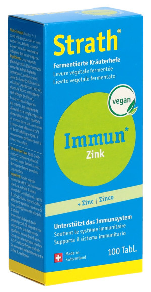 Strath Immun + Zink Nahrungsergänzung - 100 Tabl.