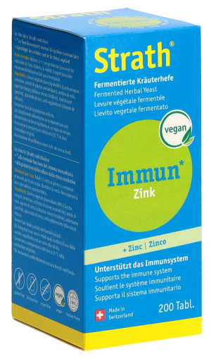 Strath Immun + Zink Nahrungsergänzung - 200 Tabl.