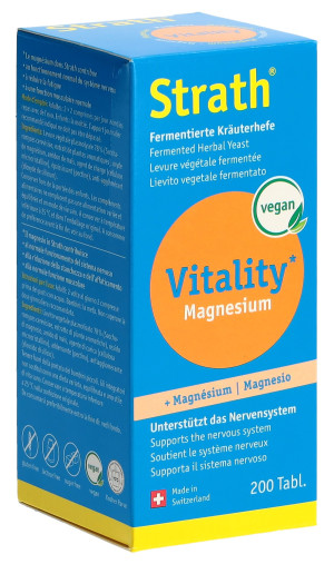 Strath Vitality + Magnesium Nahrungsergänzung - 200 Tabl.