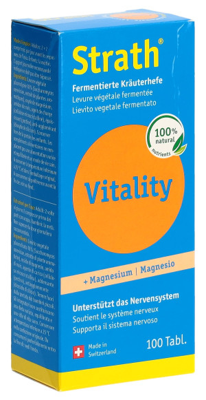 Strath Vitality + Magnesium Nahrungsergänzung - 100 Tabl.