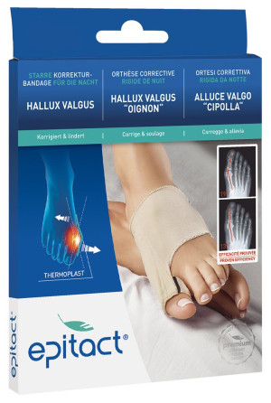 Epitact starre Korrektur bandage Hallux Valgus Nacht L 23-24.5 cm