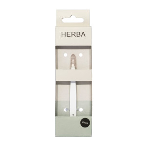 Herba Pinzette schräg Inox - WEISS - 1 Stk.