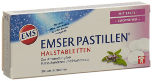 Emser Pastillen mit Salbei zuckerfrei - 30 Stk.