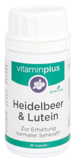Vitaminplus Heidelbeer & Lutein Kapseln - 90 Stk.