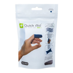 QuickAid Wundverband Pflaster - BLAU - 6cm x 100cm