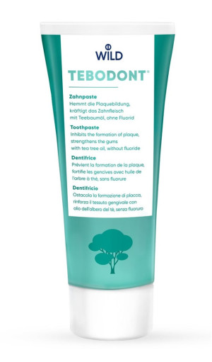 Tebodont - Zahnpasta mit Teebaumoel ohne Fluor - 75ml
