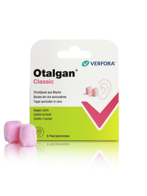 Otalgan Lärmschutz CLASSIC Ohrenstöpsel Wachs - 6 Paar
