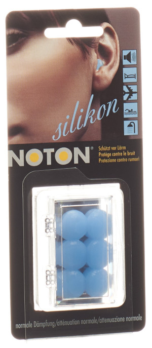 Noton Ear Lärmschutz SILIKON - 3 Paar