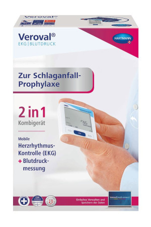 Veroval EKG- (Schlaganfall-Prophylaxe) und Blutdruckmessgerät