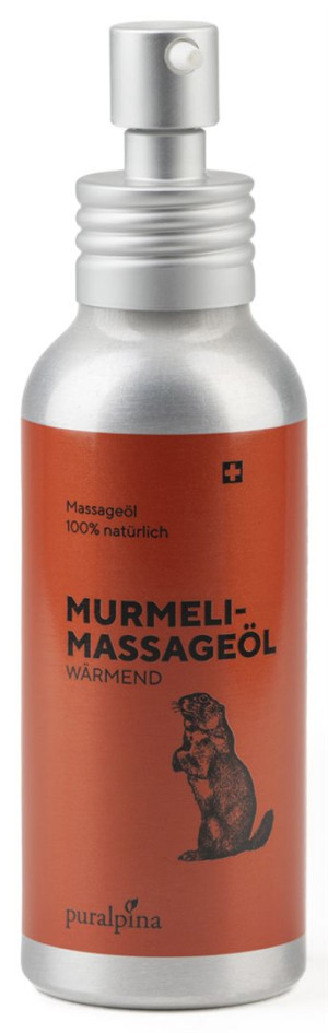 Puralpina Murmeli Massage-Oel wärmend - 100ml
