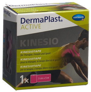 DermaPlast Active Kinesiotape - 5cm x 5m - pink