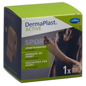 DermaPlast Active Sportfix Bandage - beige - 6cm x 5m