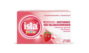 Isla Junior Erdbeer - 20 Pastillen
