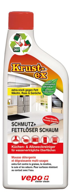 Krust-ex Schmutz+Fettlöser antibakteriell - Nachfüllung - 500ml
