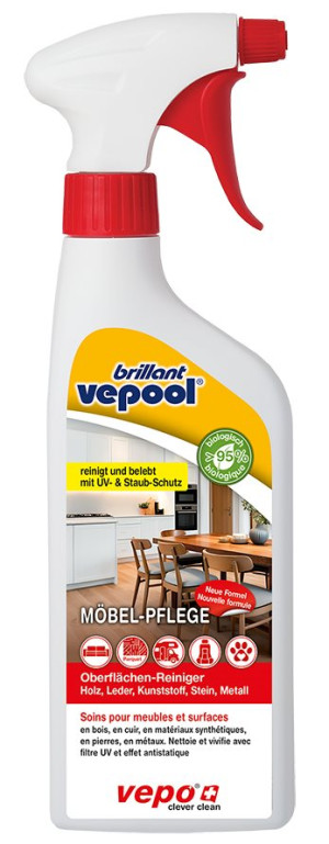 Vepool brillant Möbelpflege Vapo 360° - 500ml