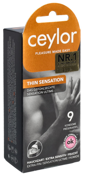 Ceylor Präservative - Thin Sensation - 9 Stk.