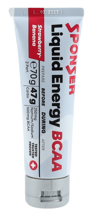 Sponser Liquid Energy BCAA Strawberry Banana - 70g