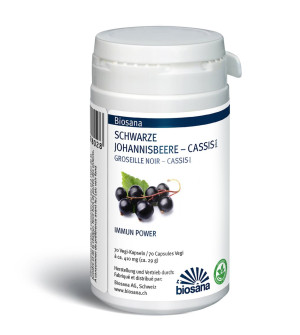 Biosana Schwarze Johannisbeere - Cassis plus 410mg - 70 Kaps.
