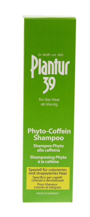 Plantur 39 Coffein-Shampoo von Dr. Wolff - gefärbtes strapaziertes Haar - 250ml