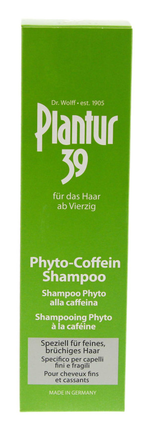 Plantur 39 Coffein-Shampoo von Dr. Wolff - feines brüchiges Haar - 250ml