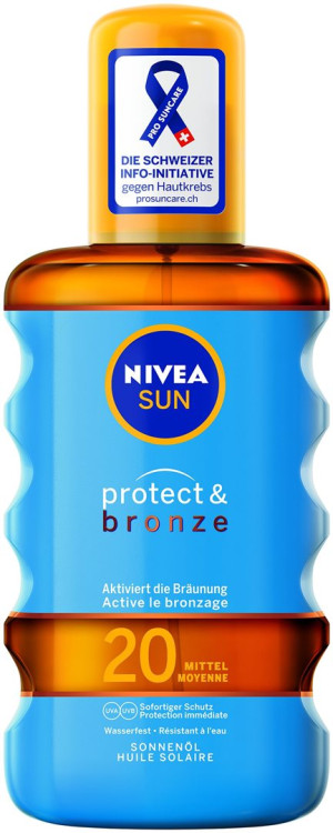 Nivea SUN Protect & Bronze Sonnenöl LSF 20 - 200ml