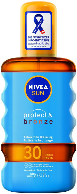 Nivea SUN Protect & Bronze Sonnenöl LSF 30 - 200 ml