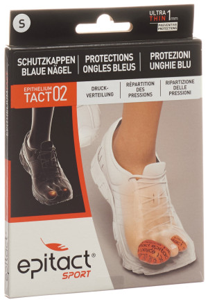 Epitact Sport Schutzkappen blaue Nägel EpitheliumTact 02, Gr. S 23 mm - 2 Stk.