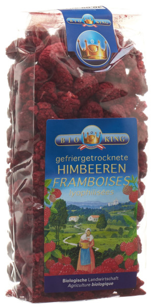 BioKing gefriergetrocknete HIMBEEREN - 100g