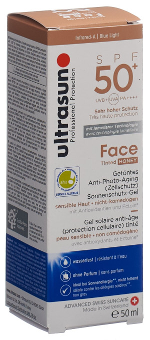 Ultrasun Face Tinted Honey SPF 50+ - 50ml