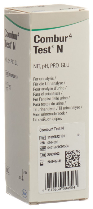 Combur 4 Test N Streifen - 50 Stück