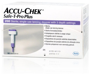 ACCU-CHEK SAFE-T-PRO PLUS Einmalstechhilfe - 200 Stk.