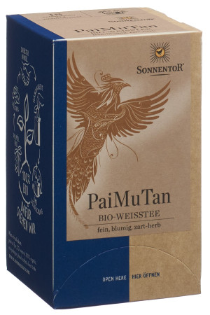 Sonnentor Weisser Tee Pai Mu Tan Tee - 18 Stk.