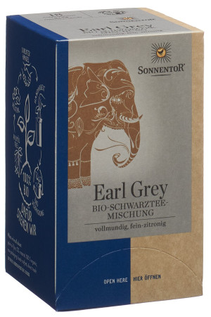 Sonnentor Schwarztee Earl Grey - 18 Stk.