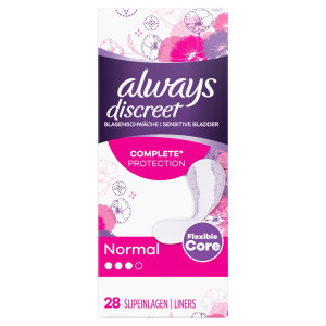 Always Discreet Inkontinenz Slipeinlagen Normal - 28 Stk.