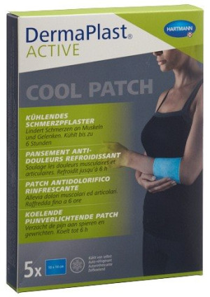 DermaPlast Active Cool Patch 10x14cm - 5 Stk.