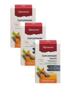 Spar-Set: Alpinamed Curcumasan Kapseln - 3x120 Stk.