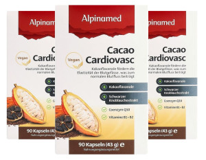 Spar-Pack: Alpinamed Cacao Cardiovasc - 3x90 Kaps.