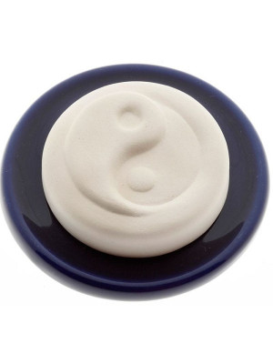 Aromalife Duftstein Set Ying Yang & Unterteller blau - 1 Stk.