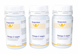 Spar-Set - Burgerstein Omega-3 VEGAN - 3x60 Kaps.