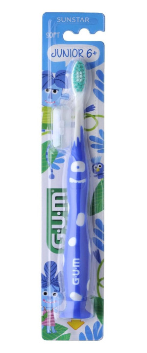 Gum Junior Zahnbürste blau - 1Stk.