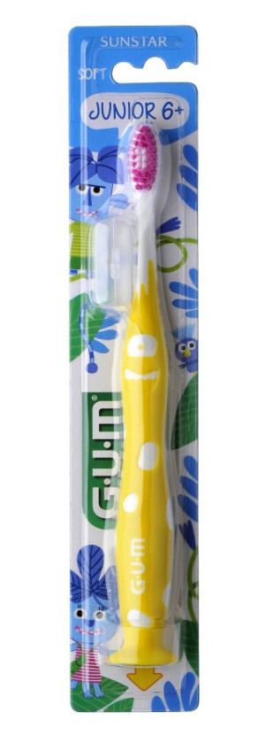 Gum Junior Zahnbürste gelb - 1Stk.
