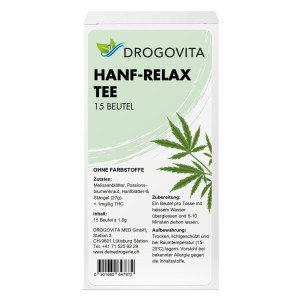 Drogovita Hanf Relax Tee Filterbeutel - 15 Stk.