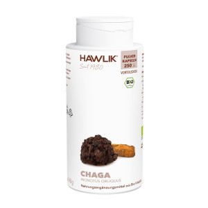 Hawlik Bio Chaga Pulver Kapseln - 250 Stk.