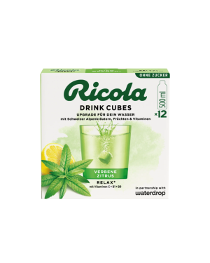 Ricola Drink Cubes Verbene Zitrus - 12 Portionen